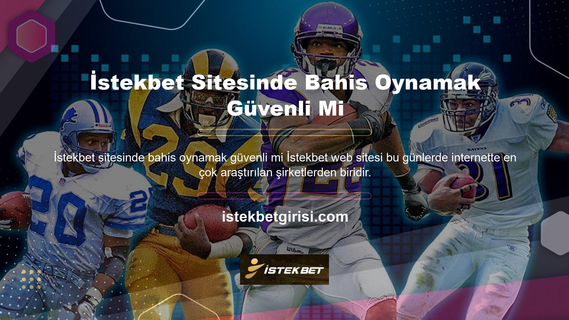 Günlük işlemlerinin kalitesi ile bahis sektöründe üye sayısını arttırmayı başaran İstekbet web sitesi, sanal casino siteleri ve casino platformlarına ilgi duyan Türk kullanıcılar tarafından en çok tercih edilen firmalardan biri haline gelmiştir